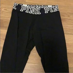 Pink Victoria’s Secret Yoga Leggings size small